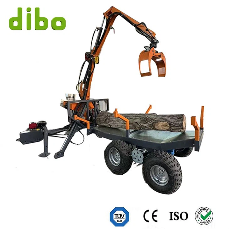 Rimorchio ATV dietro le tronchi