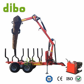Trailer Mounted Log Loader